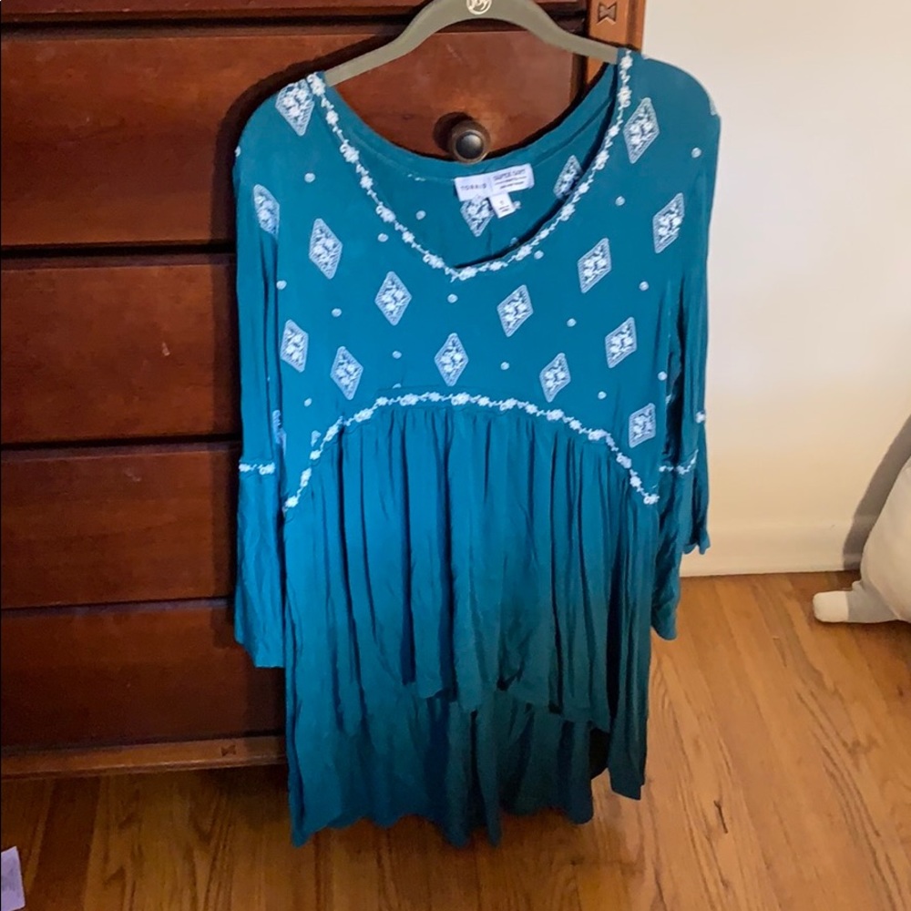 High low long sleeve torrid shirt